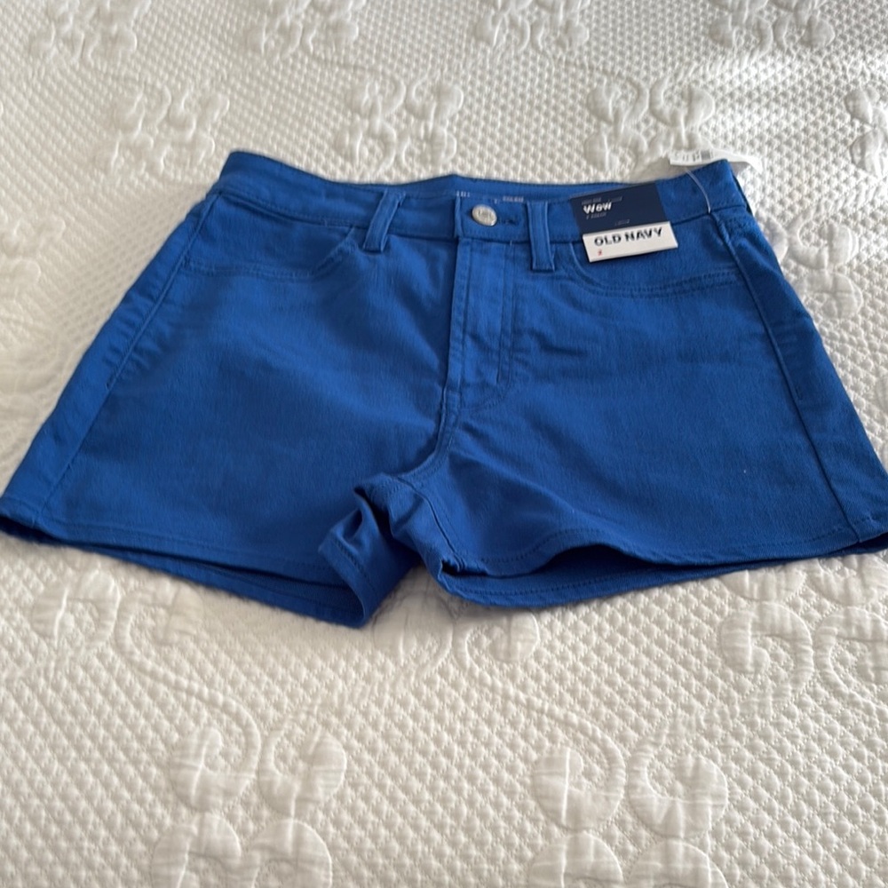 Old Navy Blue Jean Shorts with Belt Loops